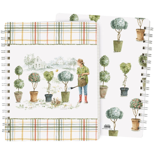 Topiaries Spiral Notebook