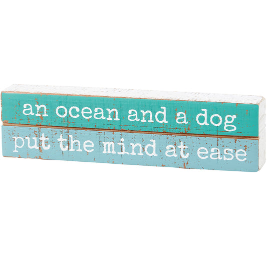 An Ocean Slat Box Sign