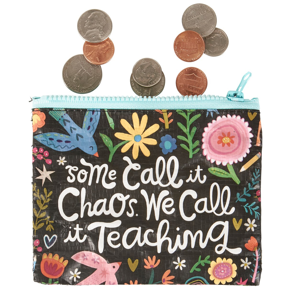 SOME CALL IT CHAOS ZIPPER POUCH
