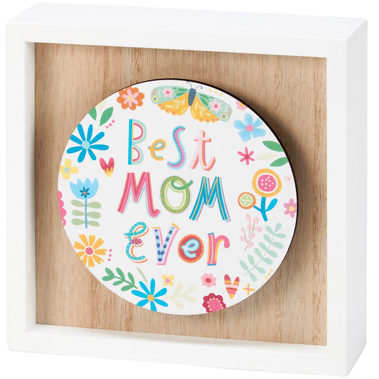 BEST MOM INSET BOX SIGN