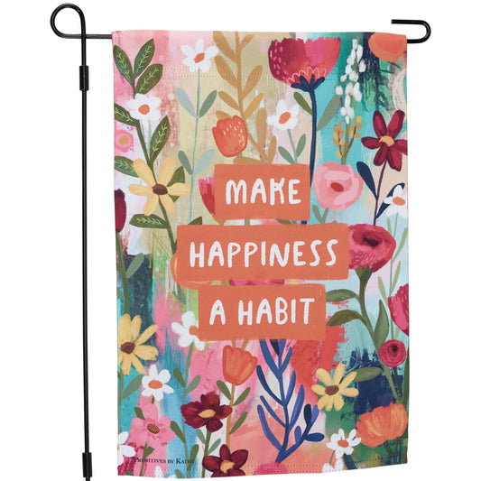 Happiness Garden Flag