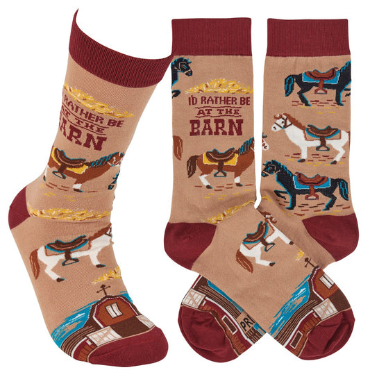 AT THE BARN SOCKS