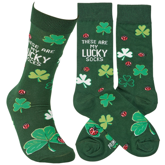 THESE ARE MY LUCKY SOCKS
