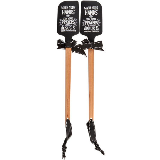 Jesus & Germs Spatula