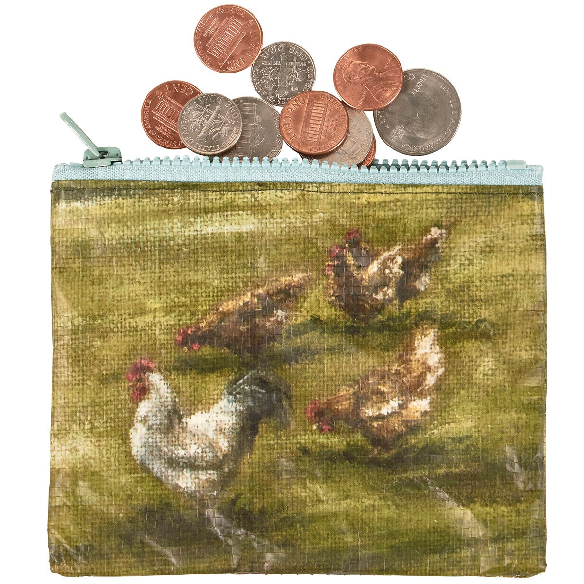CHICKENS ZIPPER WALLET