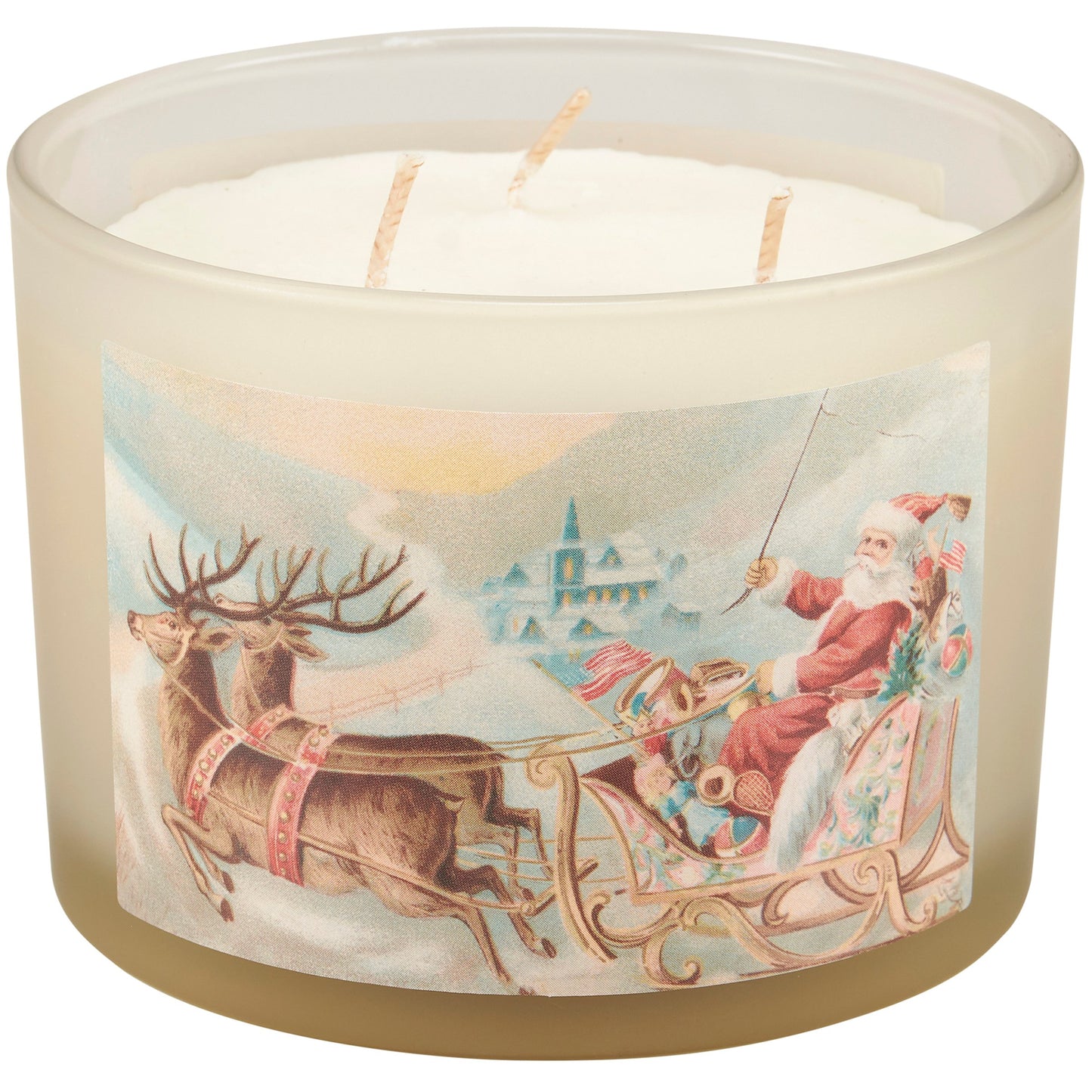 Santa's Sleigh Candle