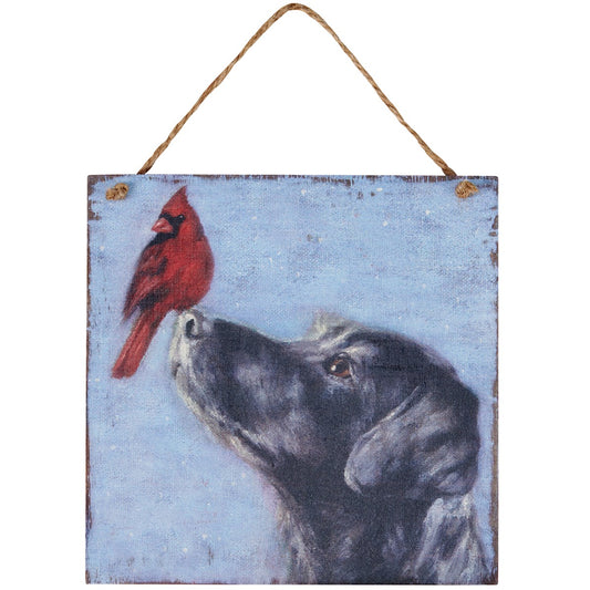 Cardinal & Lab Ornament