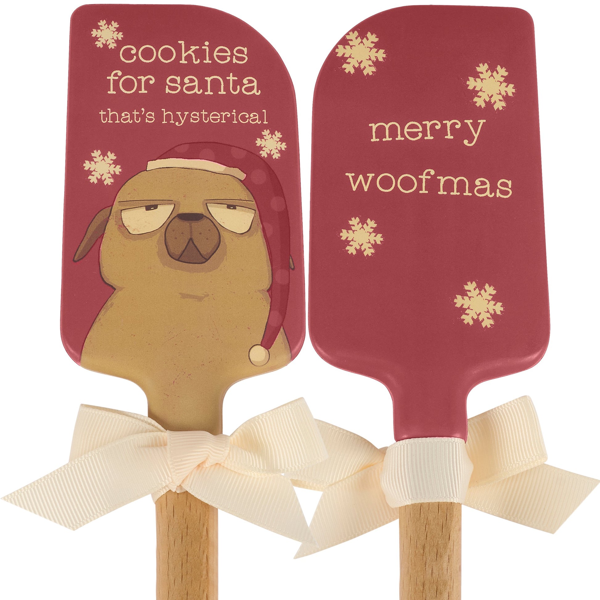 COOKIES FOR SANTA DOGGIE SPATULA