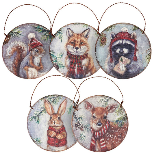 Fox Wooden Ornament