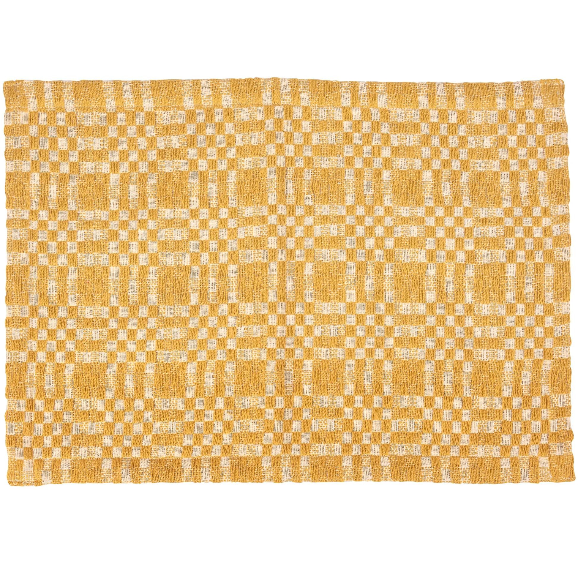 Gold Check Placemat