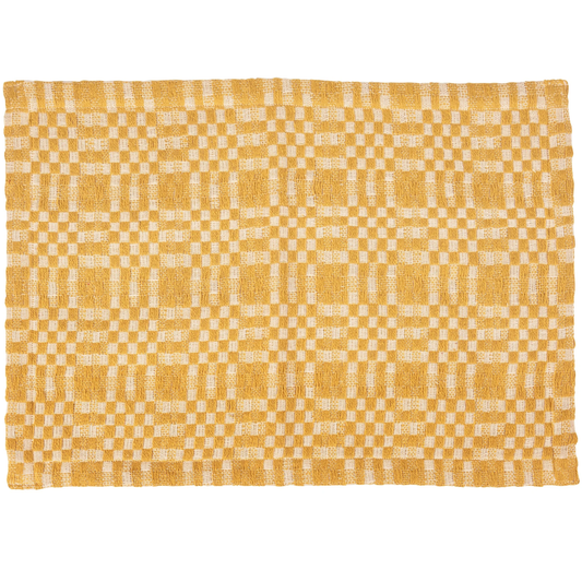Gold Check Placemat