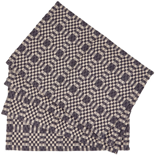 Navy Check Placemat Set of 4