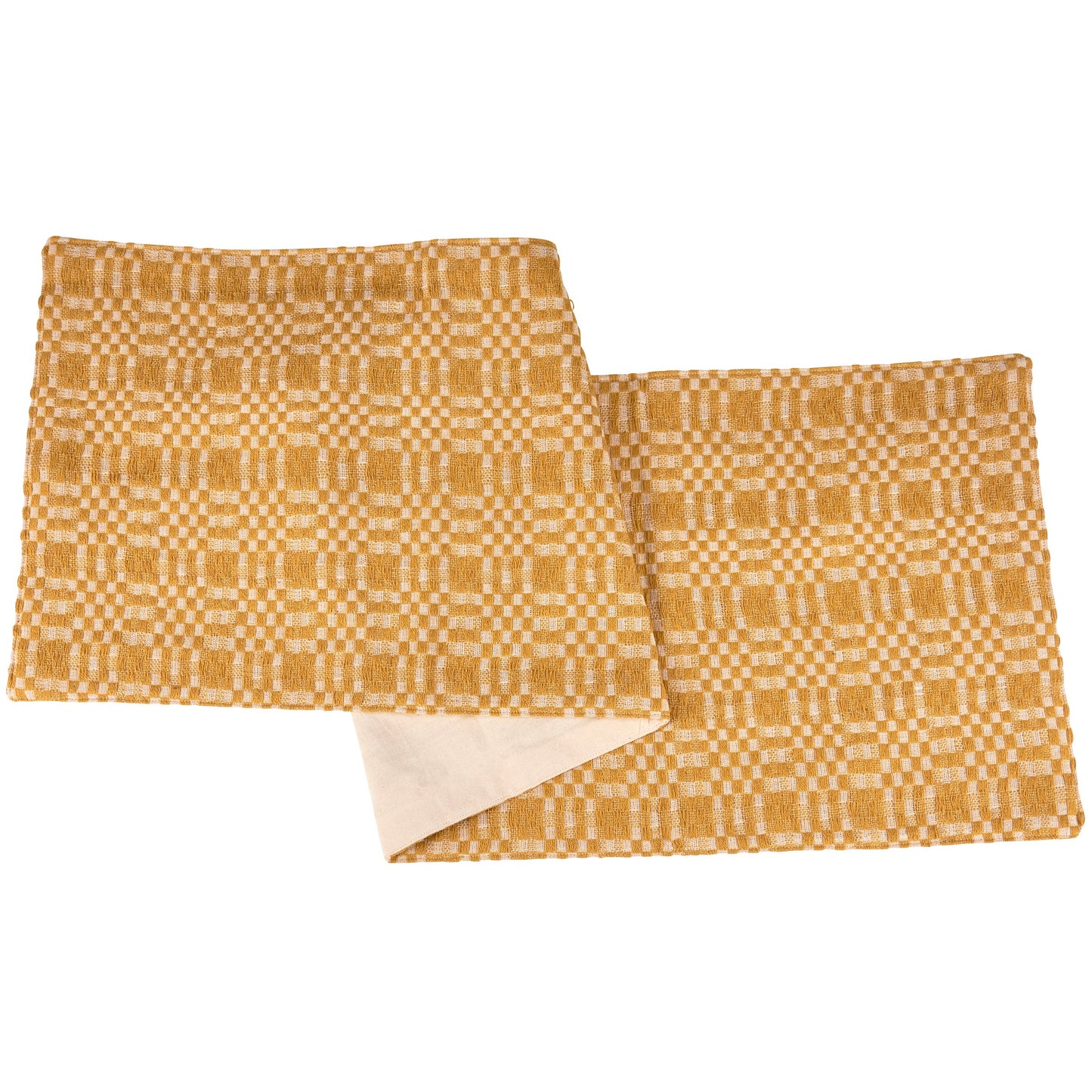 52" Gold Check Runner