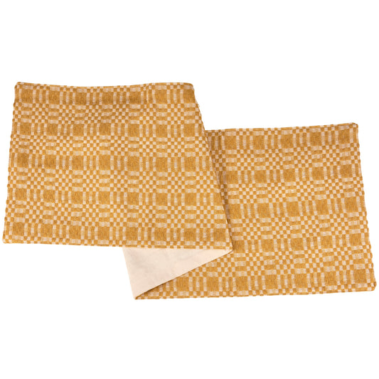 52" Gold Check Runner