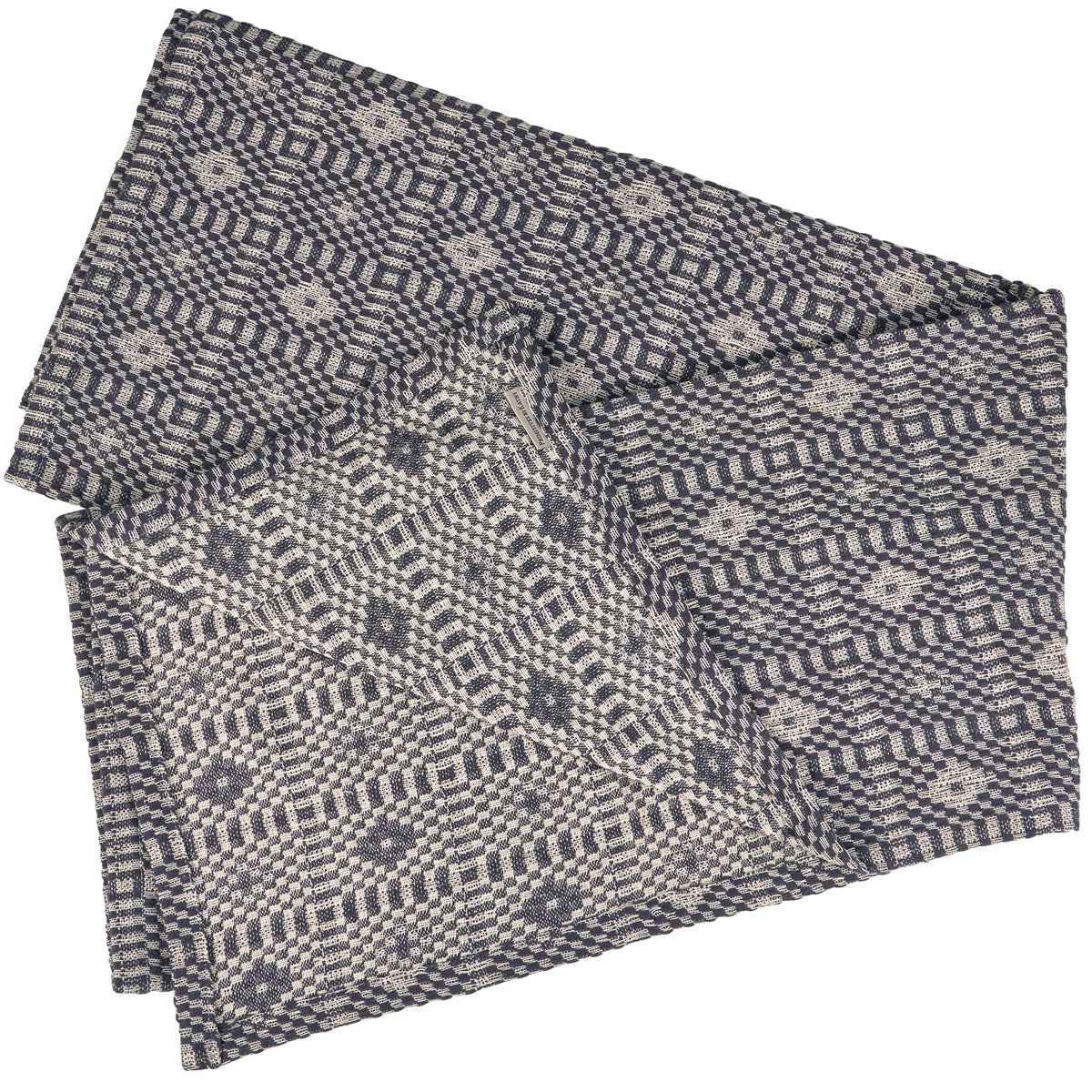 Navy Diamonds Tablecloth