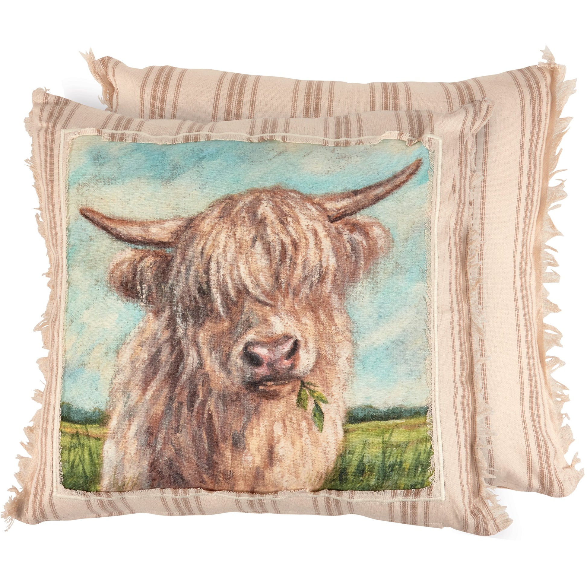 White Highland Pillow