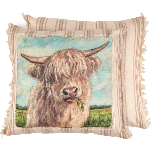 White Highland Pillow