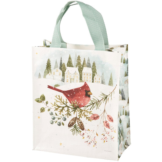 WINTER CARDINAL DAILY TOTE