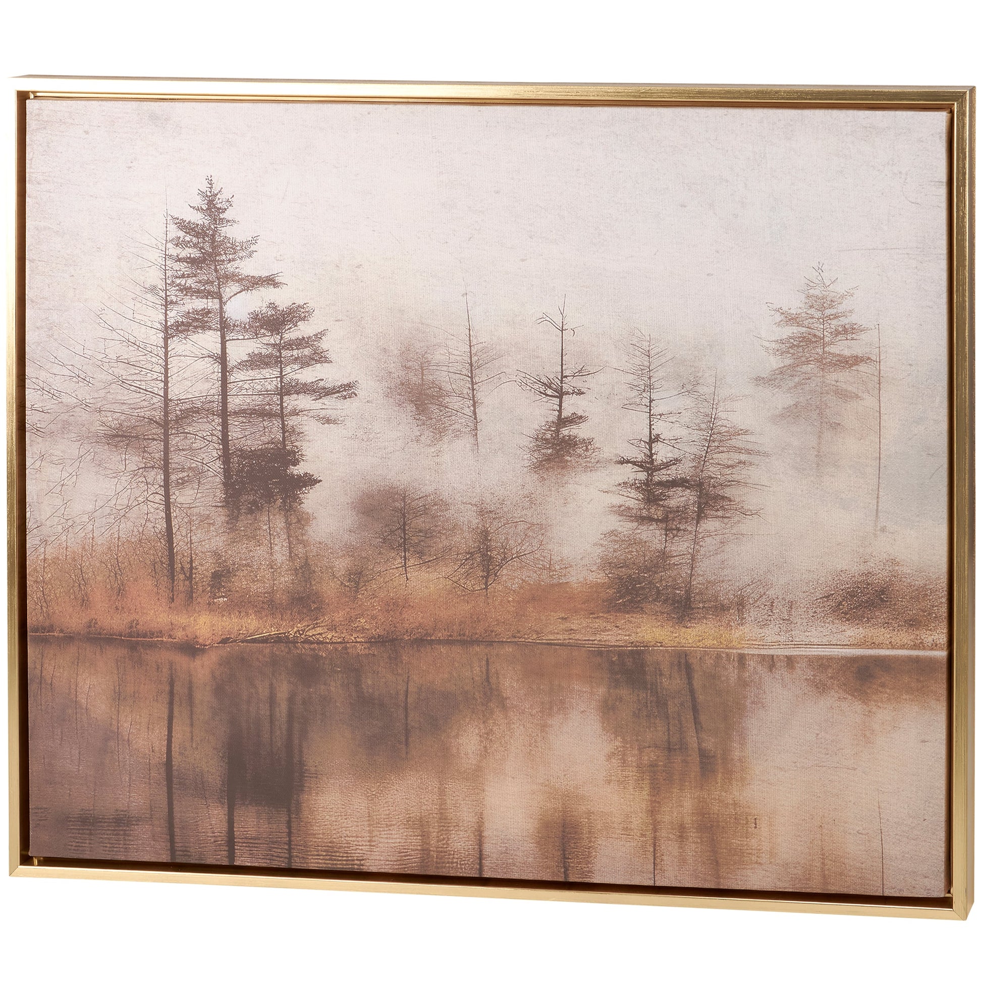 Foggy Water Canvas Art