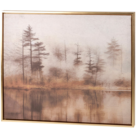 Foggy Water Canvas Art