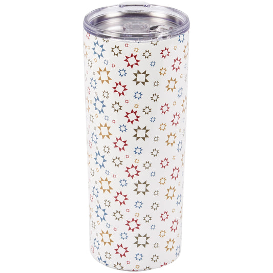 Star Quilt Coffee Tumbler