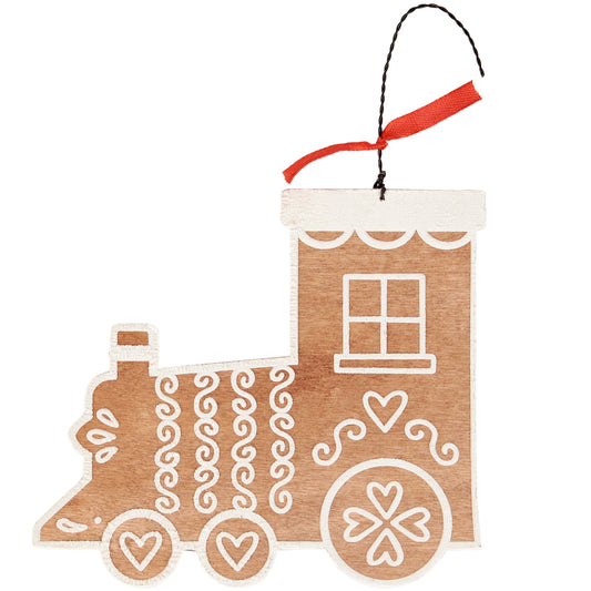 GINGERBREAD TRAIN ORNAMENT