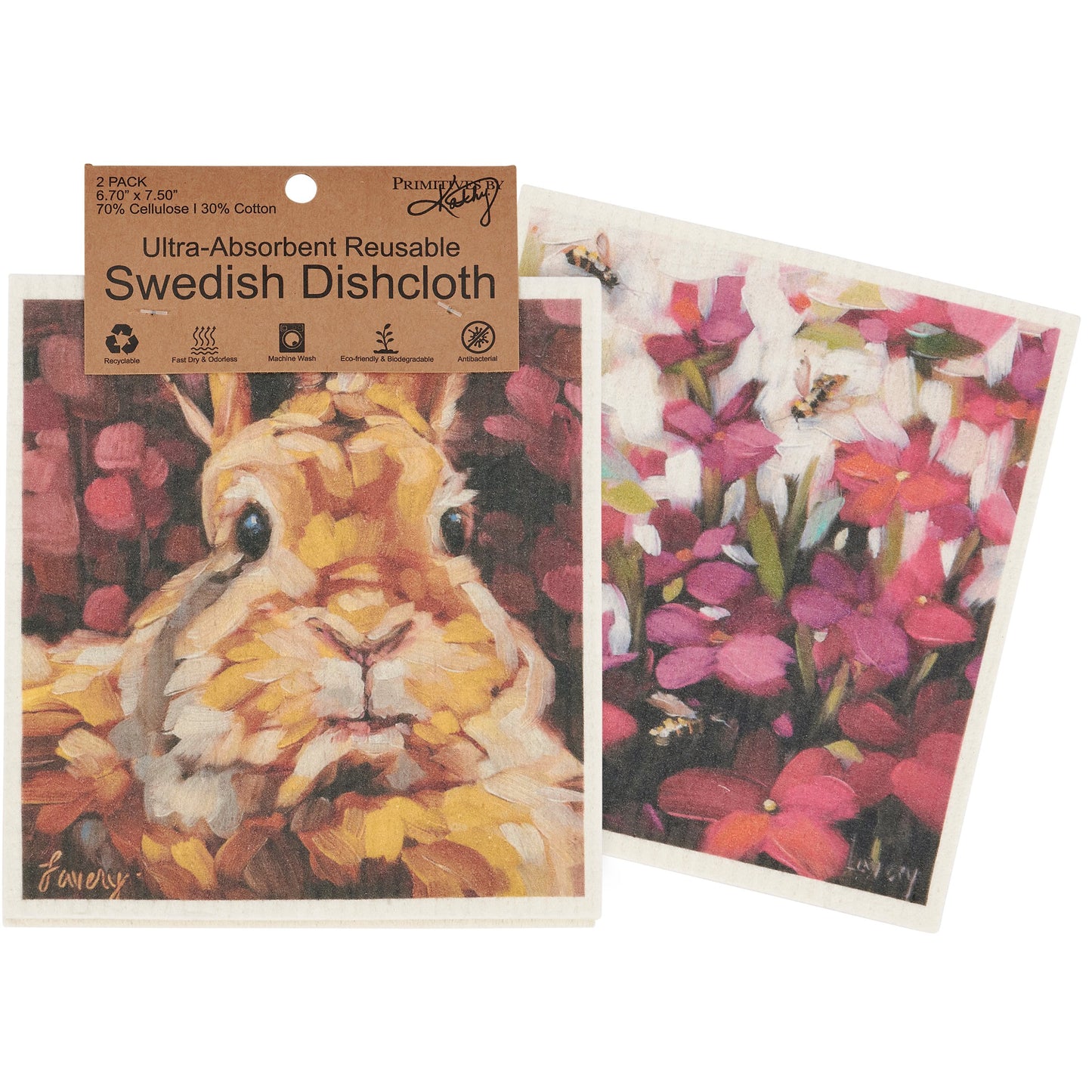 Hoppy Bunny Swedish Cloth Set
