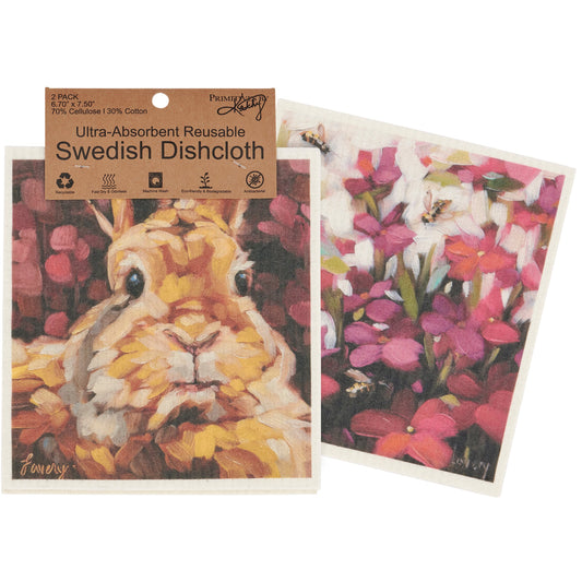 Hoppy Bunny Swedish Cloth Set