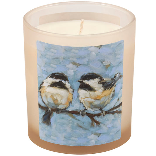 CHICKADEE FRIENDS CANDLE