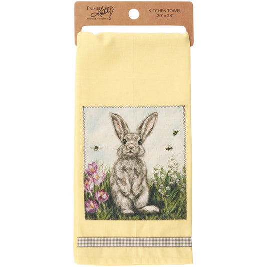 GARDEN BUNNY Towel