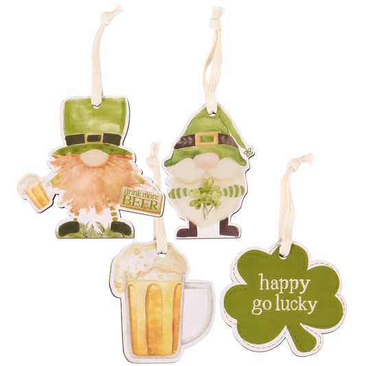 Irish Gnomes Ornament Set