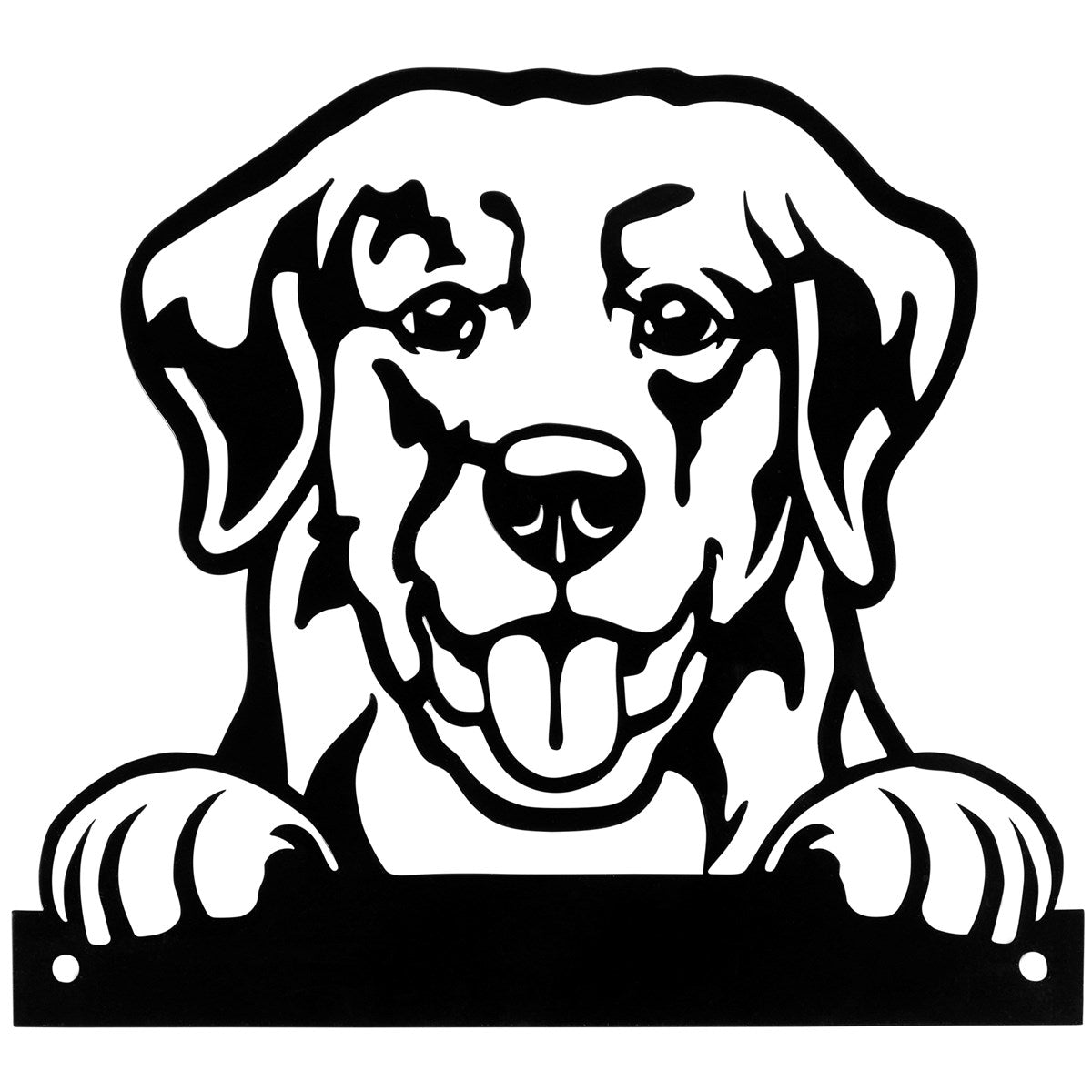 DOG OUTDOOR METAL YARD ART