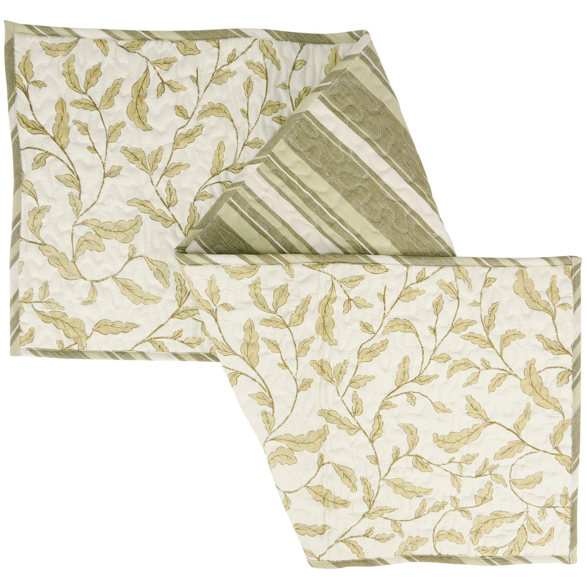 Green Floral Runner