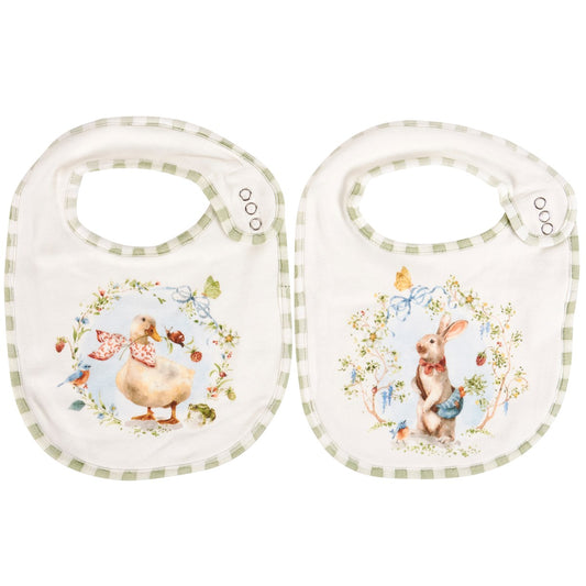 Garden Friends Bib Set