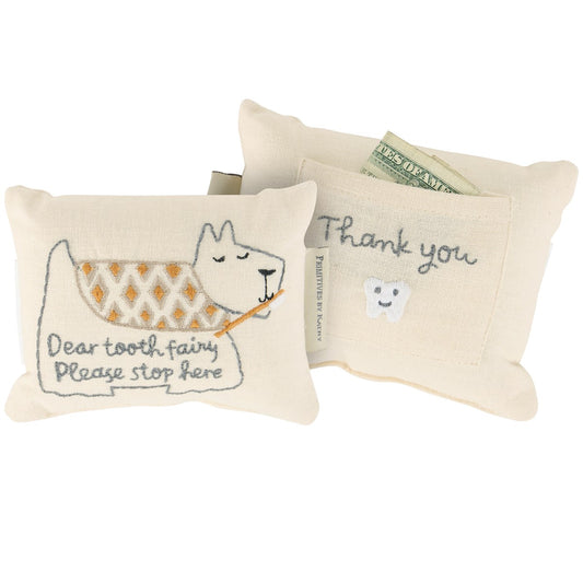 PUPPY TOOTH FAIRY PILLOW