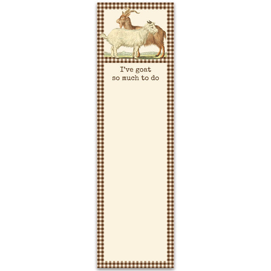 I've Goat So Much To Do List Pad