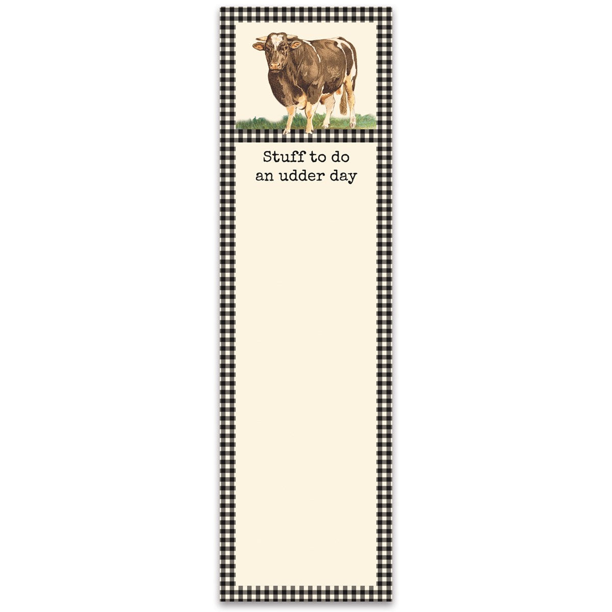 Stuff To Do An Udder Day List Pad