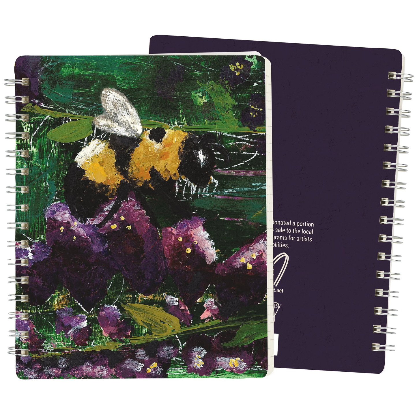 POLINATOR BEE SPIRAL NOTEBOOK