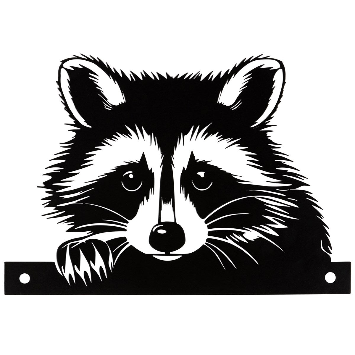 Racoon Metal Outdoor Art