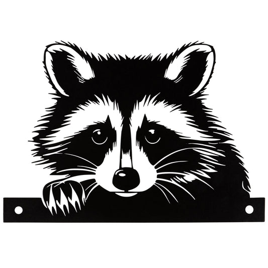 Racoon Metal Outdoor Art