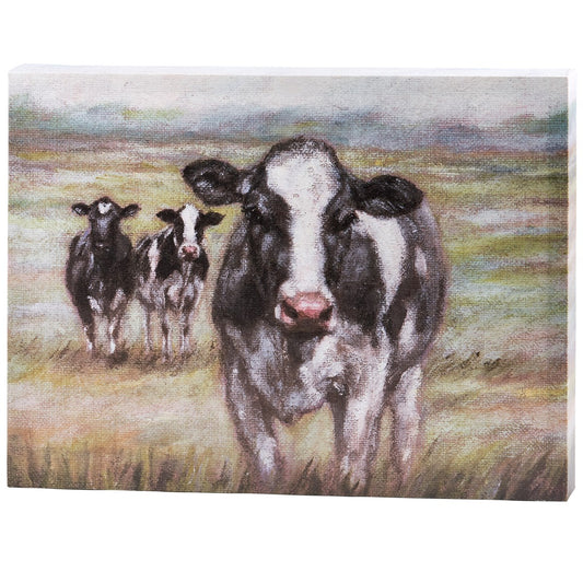 Dairy Cows Canvas Wall Art