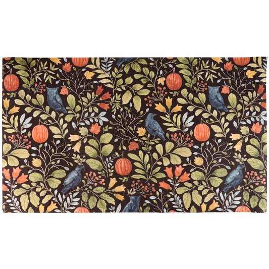 FLORAL HALLOWEEN RUG