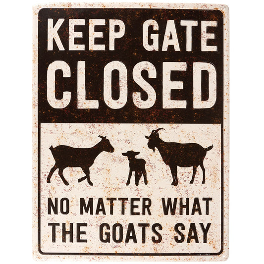 Gate Closed Metal Wall Decor
