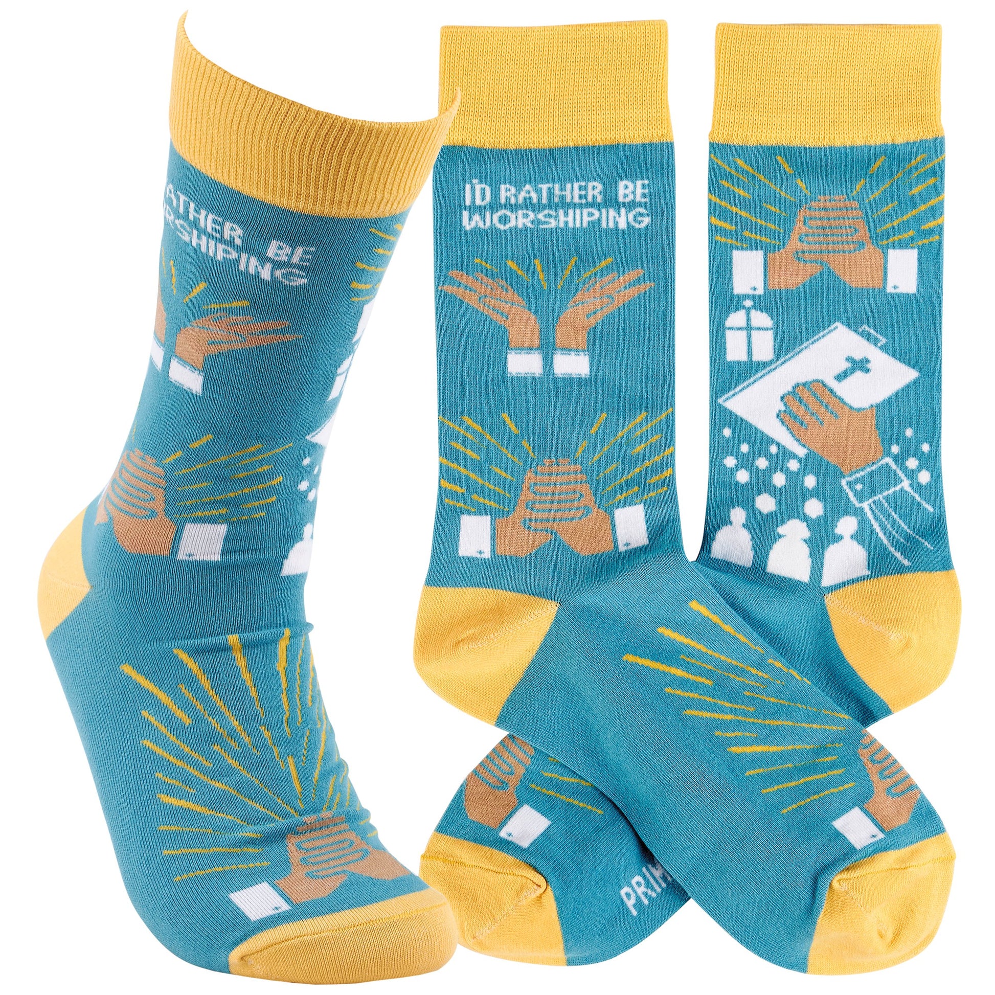 RATHER BE WORSHIPPING SOCKS