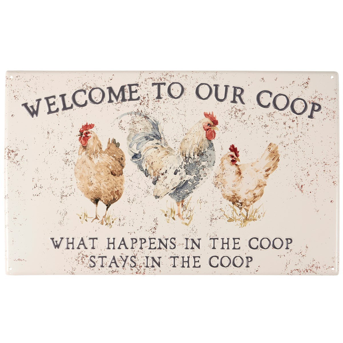 Our Coop Metal Wall Decor
