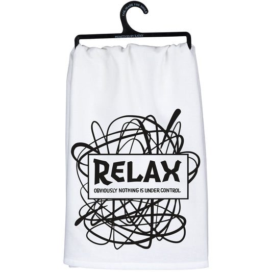 NOTHING IS IN CONTROL TOWEL