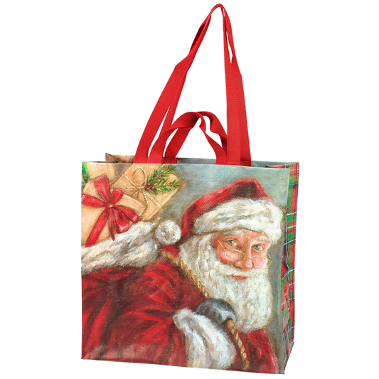 XMAS EVE SANTA MARKET TOTE