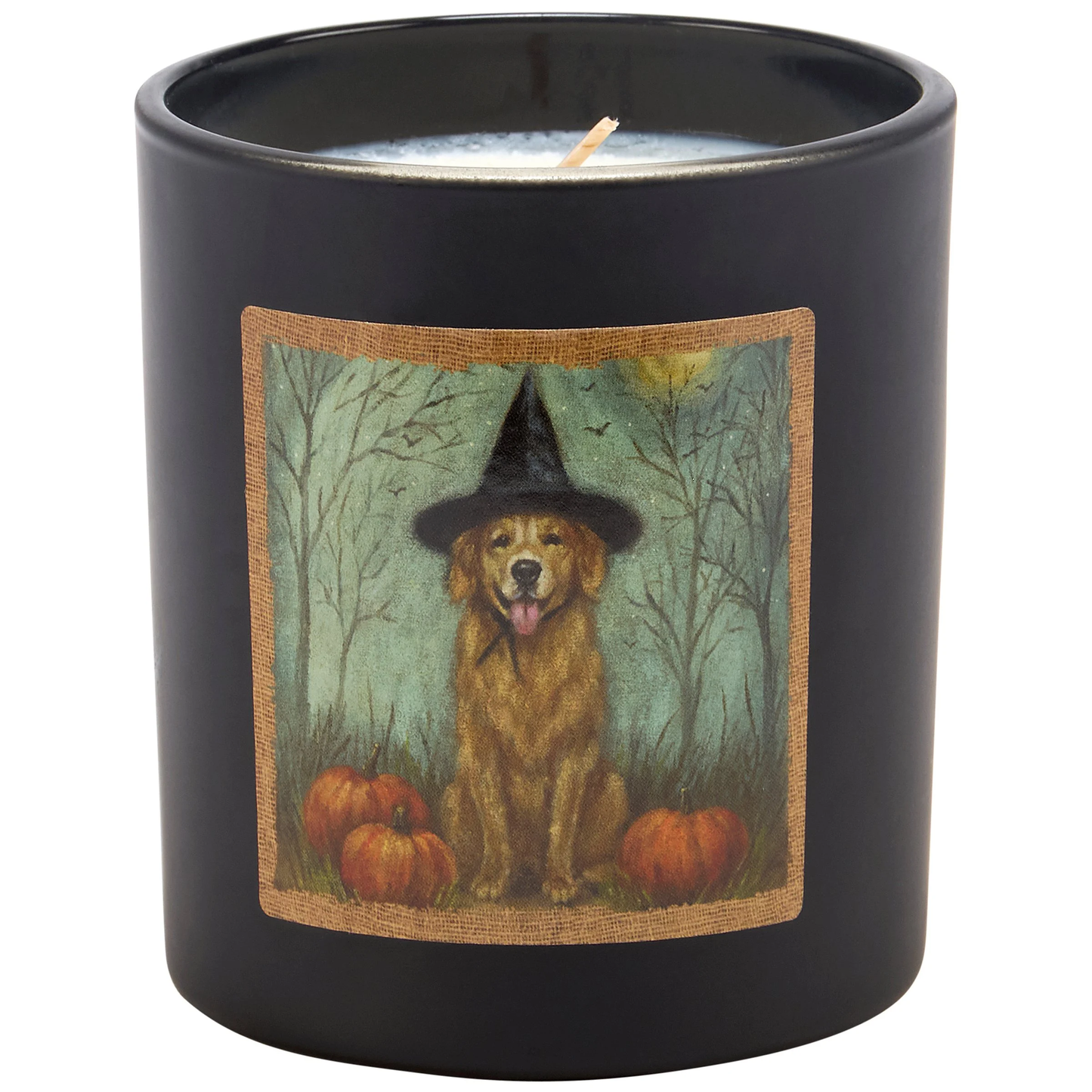 DOG AS WITCH CANDLE