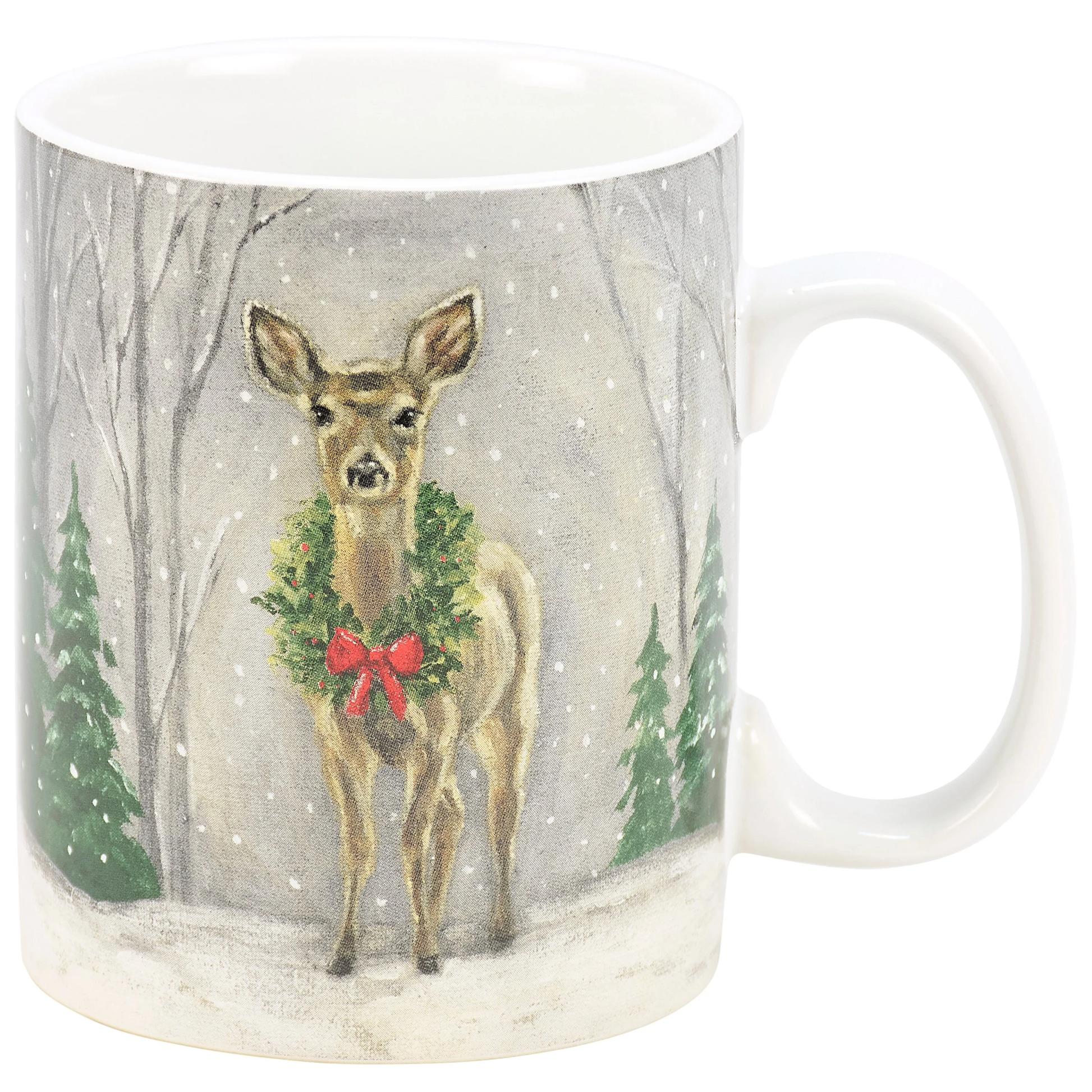 Snowy Deer Mug