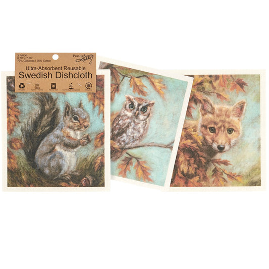 Fall Woods Swedish Cloth Set